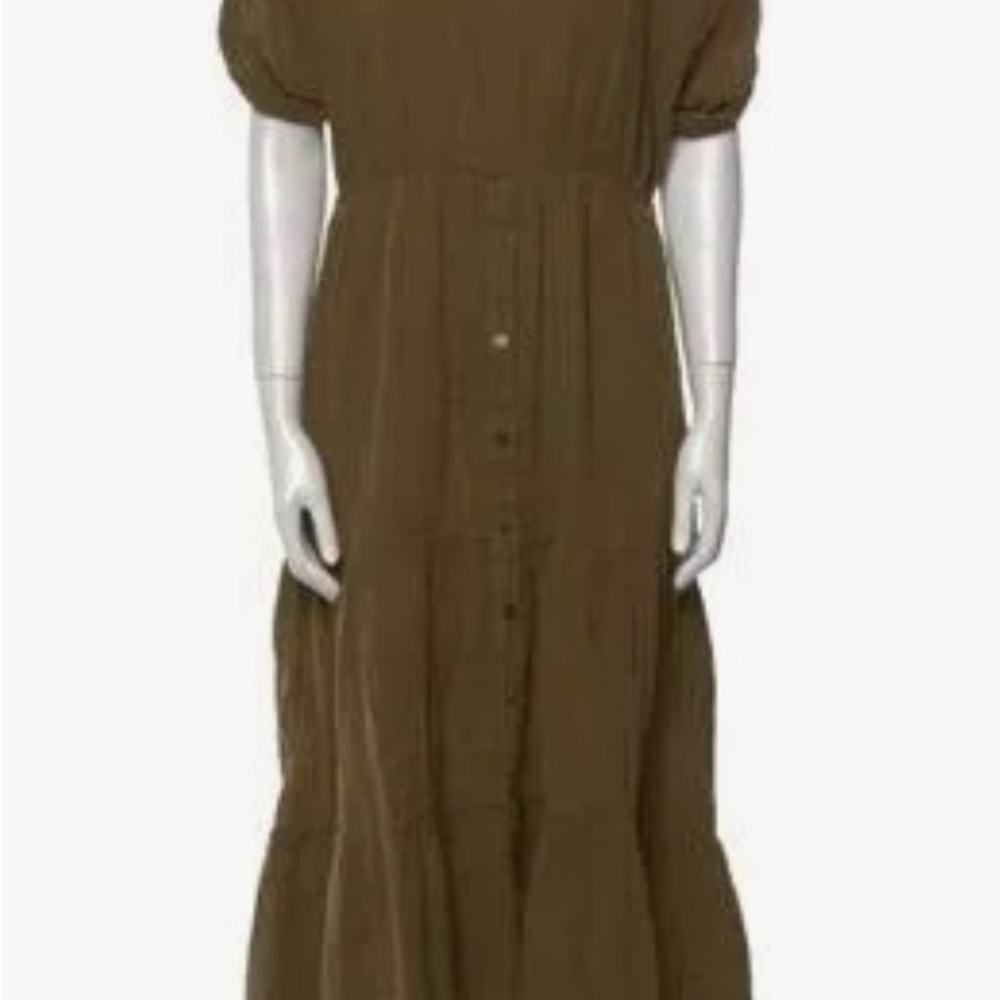 Xirena Army Green guard Scoop neck dress sz M